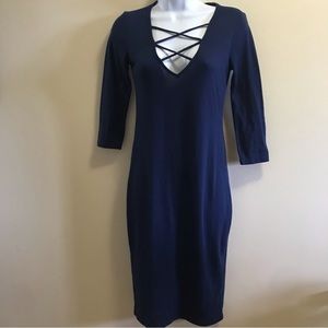 Navy Blue bodycon Dress